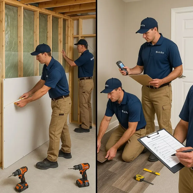 Repairs and Reconstruction process in Galesville, WI